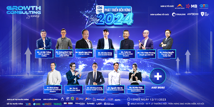 Chuỗi sự kiện Growth Consulting - c&ocirc;ng thức ph&aacute;t triển bền vững 2024