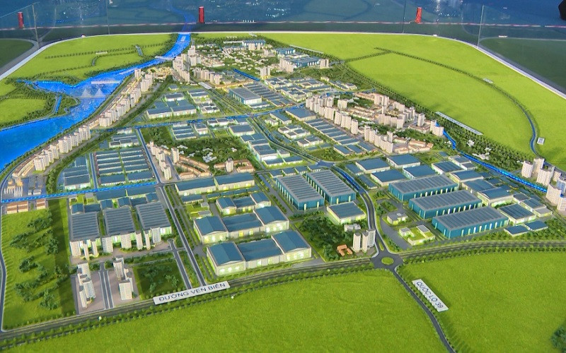 Phối cảnh KCN Liên Hà Thái