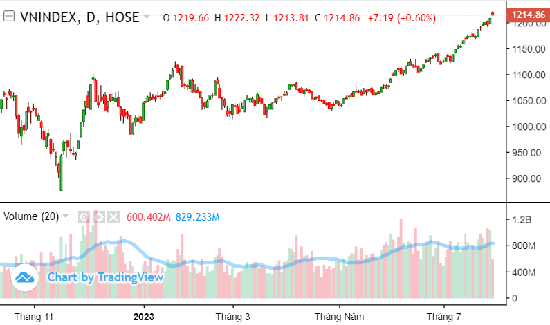 Từ 6 lần gục ngã của VN-Index, mốc 1.200 điểm có thật sự đáng sợ?