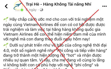 Bị lừa tiền tỷ vì đăng ký 'Trại hè - Hàng không tài năng nhí' cho con