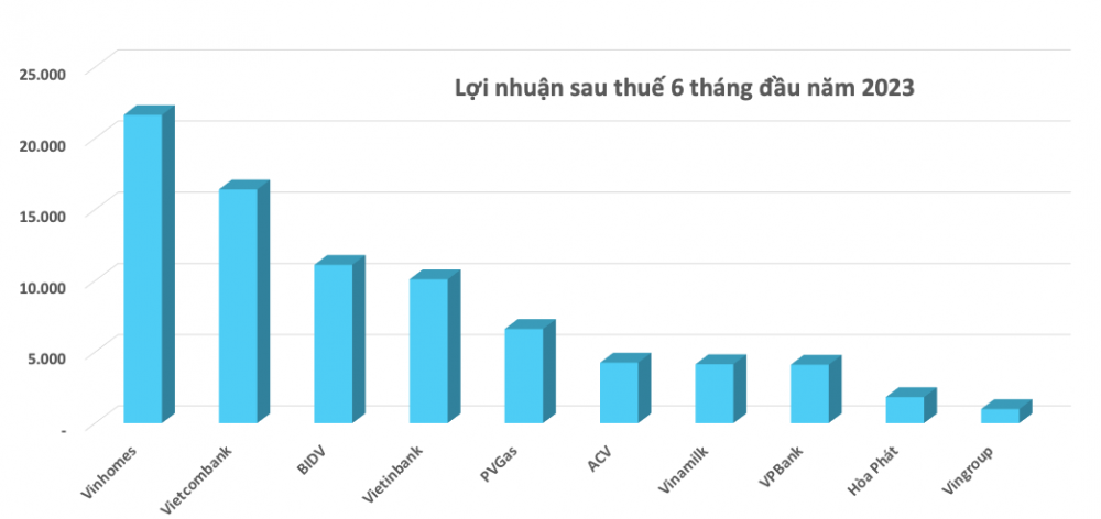 Lợi nhuận TOP 10 doanh nghiệp vốn hóa lớn nhất: Hấp dẫn những cuộc đua ngôi hậu