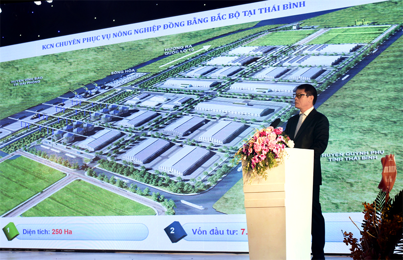 Thaco của tỷ phú Trần Bá Dương hé lộ thời điểm hoàn thành dự án KCN 2.132 tỷ đồng tại Thái Bình