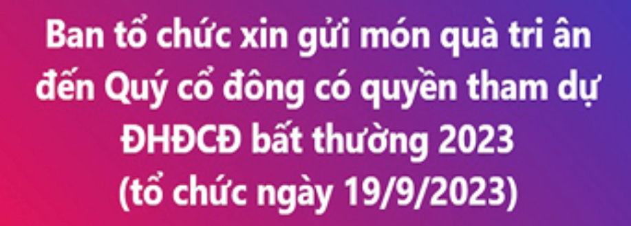 Lo sợ thiếu cổ đông dự họp, CII thông báo sẽ tặng quà tri ân bằng tiền, chuyển khoản
