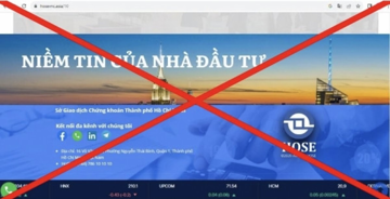 Cảnh báo: Sở Giao dịch chứng khoán TPHCM bị mạo danh!