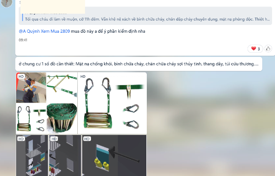 Những kỹ năng xử lý khi bị mắc kẹt do cháy ở các chung cư, tòa nhà cao tầng