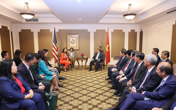 Thủ tướng Phạm Minh Chính tiếp đoàn chính trị gia vùng Vịnh San Francisco, bang California