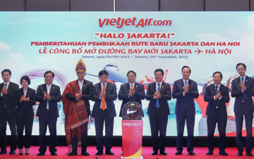 Vietjet công bố mở đường bay thẳng đầu tiên Jakarta – Hà Nội