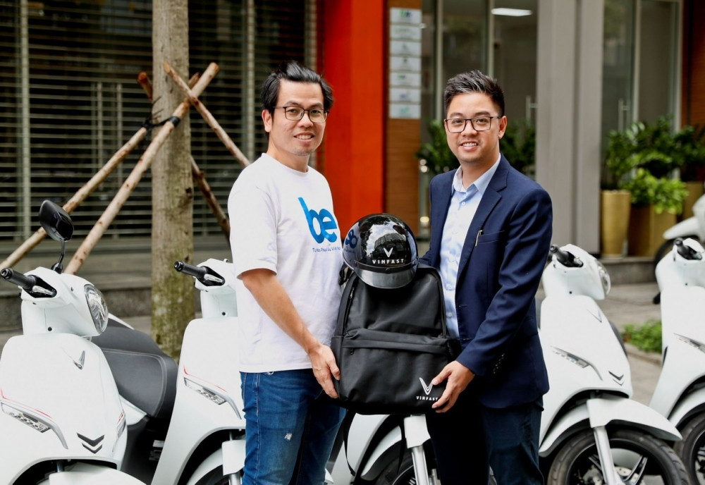 Vinfast, và Cake by VPBank cùng hỗ trợ, tài xế Be Group được ưu đãi đổi xe máy điện