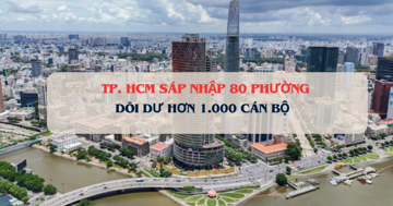 TP. HCM: 80 phường hoàn thành sáp nhập, dôi dư khoảng hơn 1.000 cán bộ