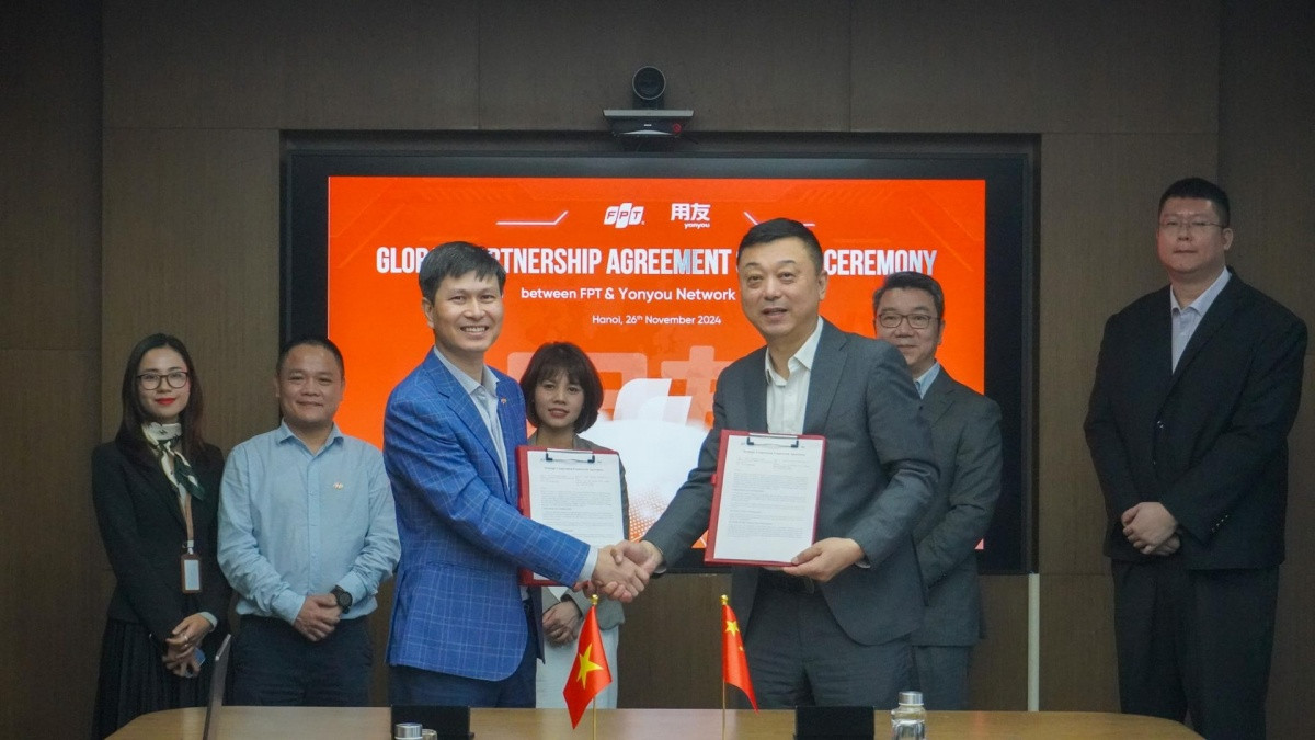 FPT &lsquo;bắt tay&rsquo; đối t&aacute;c Trung Quốc cung cấp phần mềm quản l&yacute; cho doanh nghiệp Việt Nam v&agrave; Đ&ocirc;ng Nam &Aacute;