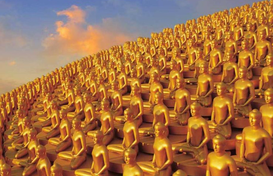 Phật đ&agrave;i c&oacute; tượng Tổ sư Phật gi&aacute;o bằng đồng pha v&agrave;ng nhiều nhất thế giới, diện t&iacute;ch l&ecirc;n đến 320.000m2 - ảnh 2