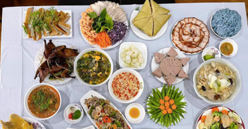 Mâm cỗ hóa vàng tết Giáp Thìn 2024 chi tiết, đầy đủ