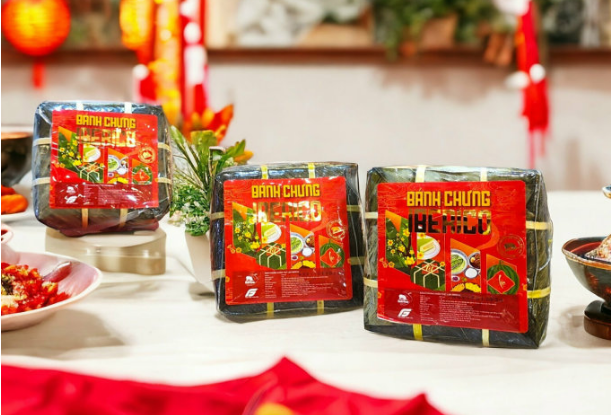 Bắt trend thịt heo muối, một doanh nghiệp đ&atilde; sản xuất loại b&aacute;nh chưng kết hợp ẩm thực Việt Nam - T&acirc;y Ban Nha