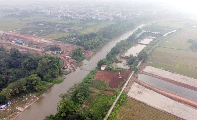 Đoạn đường V&agrave;nh đai 4 - V&ugrave;ng Thủ đ&ocirc; đi qua huyện S&oacute;c Sơn (nguồn ảnh: M&ocirc;i trường đ&ocirc; thị)