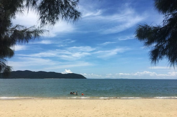 Khung cảnh thiên nhiên tuyệt đẹp tại Cái Chiên. Ảnh: Báo Thanh Niên