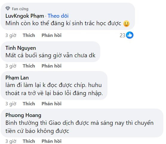 Ngày đầu áp dụng sinh trắc học: 4 lần chuyển tiền mới thành công do ảnh khuôn mặt