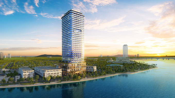 Bối cảnh 3D dự &aacute;n Voco Quang Binh Resort