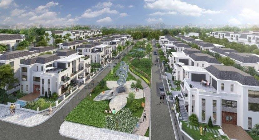 Bối cảnh 3D Khu đ&ocirc; thị mới Phước Vĩnh T&acirc;y. Nguồn ảnh: UBND huyện Cần Giuộc