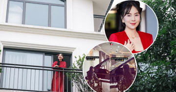 Ngợp mắt với không gian hoàng gia bên trong căn biệt thự to nhất Bắc Giang của nữ MC Mai Ngọc