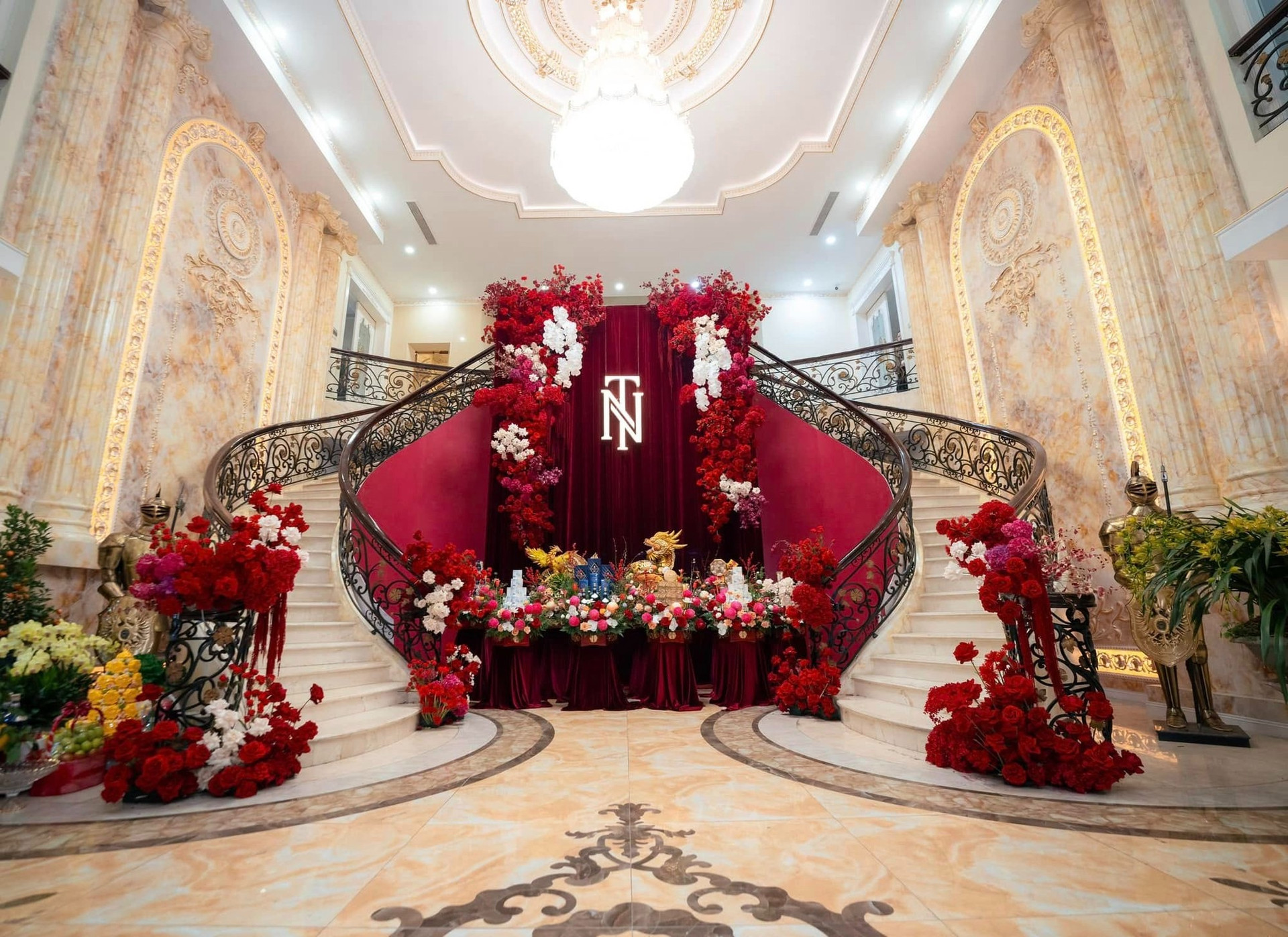 Ngợp mắt với kh&ocirc;ng gian ho&agrave;ng gia b&ecirc;n trong căn biệt thự to nhất Bắc Giang của nữ MC Mai Ngọc- Ảnh 6.