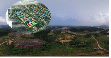 Toàn cảnh khu vực xây KCN lớn thứ 2 của tỉnh sở hữu một trong ‘tứ đại đỉnh đèo’ do Viglacera đầu tư