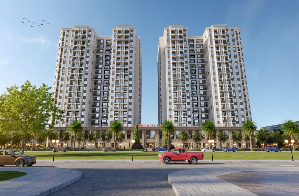 Phối cảnh dự án nhà ở xã hội tại quỹ đất ký hiệu OXH-01. Nguồn ảnh: Báo Quảng Ninh