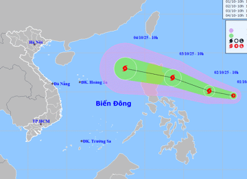 Bão số 11 vào Biển Đông cuối tuần này