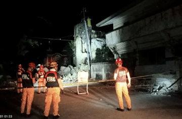 Động đất cực mạnh lúc đêm khuya ở Philippines, hơn 200 người thương vong