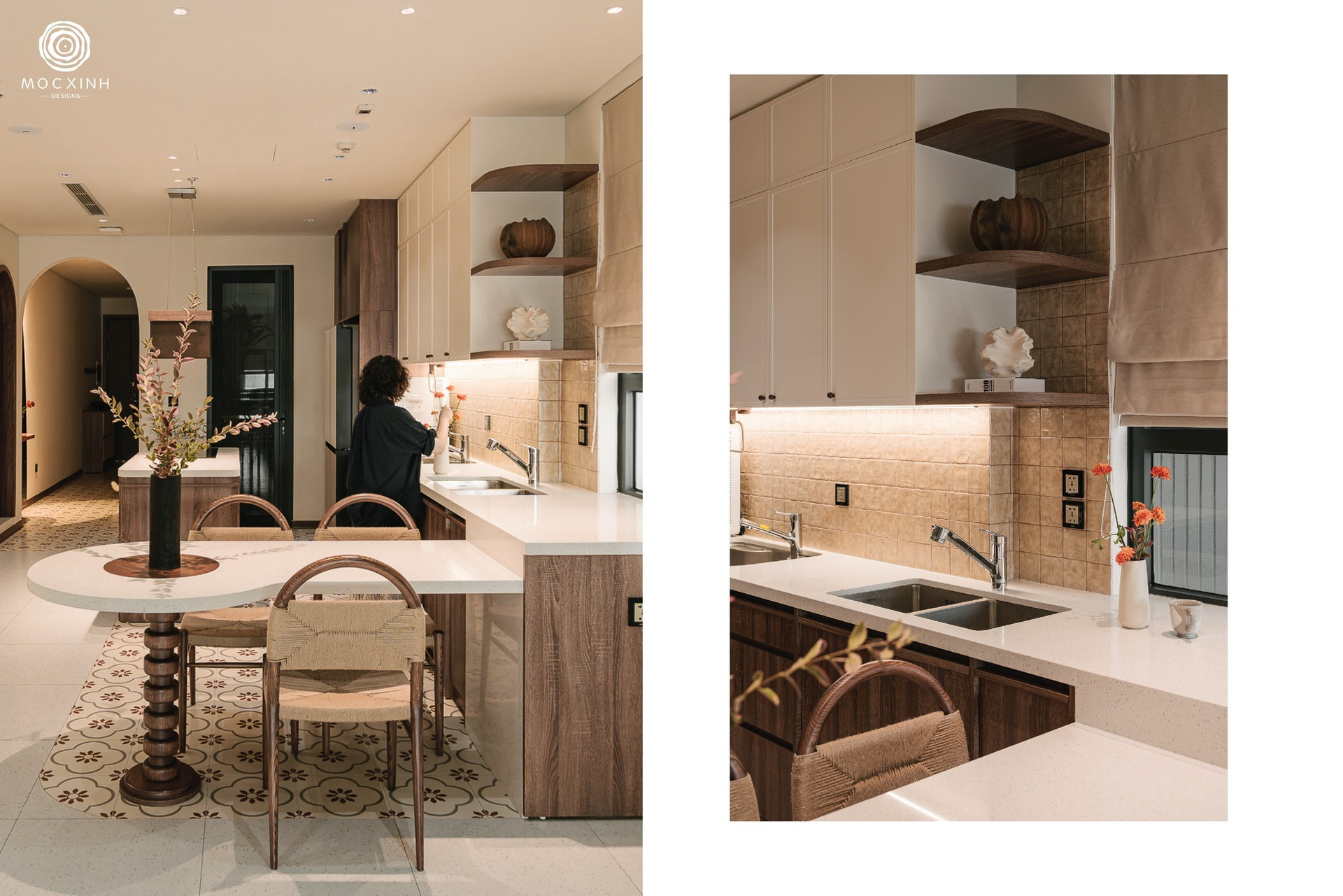 Cải tạo căn hộ 130m2 thành chốn bình yên: Tôn trọng sự tĩnh lặng và kết nối- Ảnh 8. Cải tạo căn hộ 130m2 thành chốn bình yên: Tôn trọng sự tĩnh lặng và kết nối- Ảnh 8.