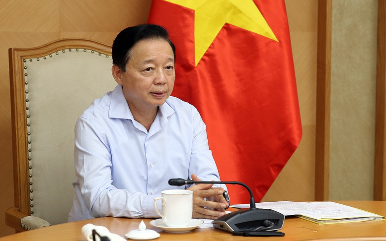 Phó Thủ tướng Trần Hồng Hà tại buổi làm việc. Nguồn ảnh: Báo Chính phủ