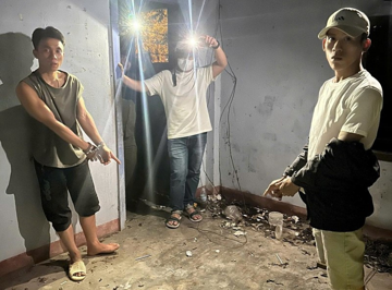 Tạm giữ 4 thanh niên sử dụng ma túy trong chùa