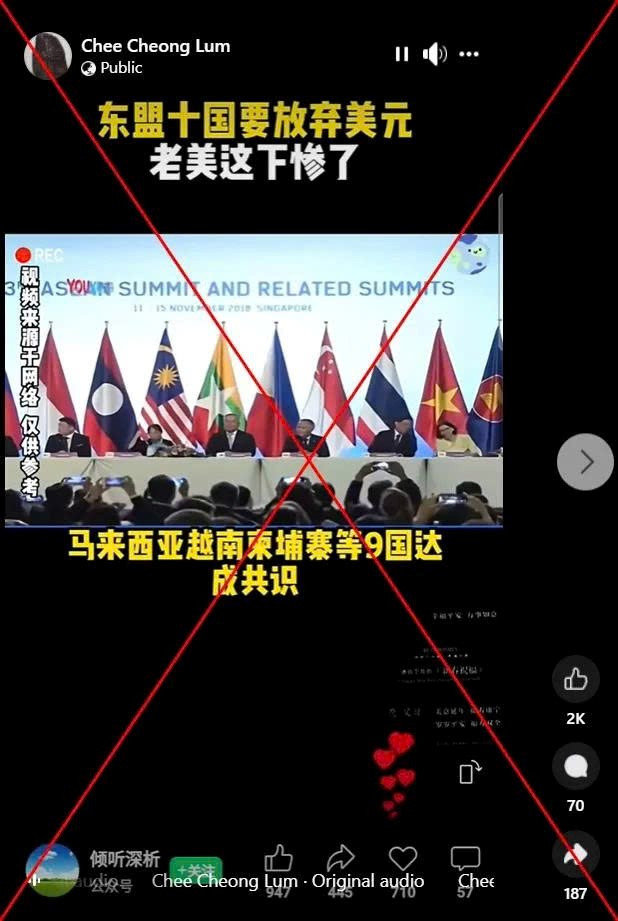 Rộ tin đồn ASEAN từ bỏ đồng USD, sự thật ra sao? - ảnh 1