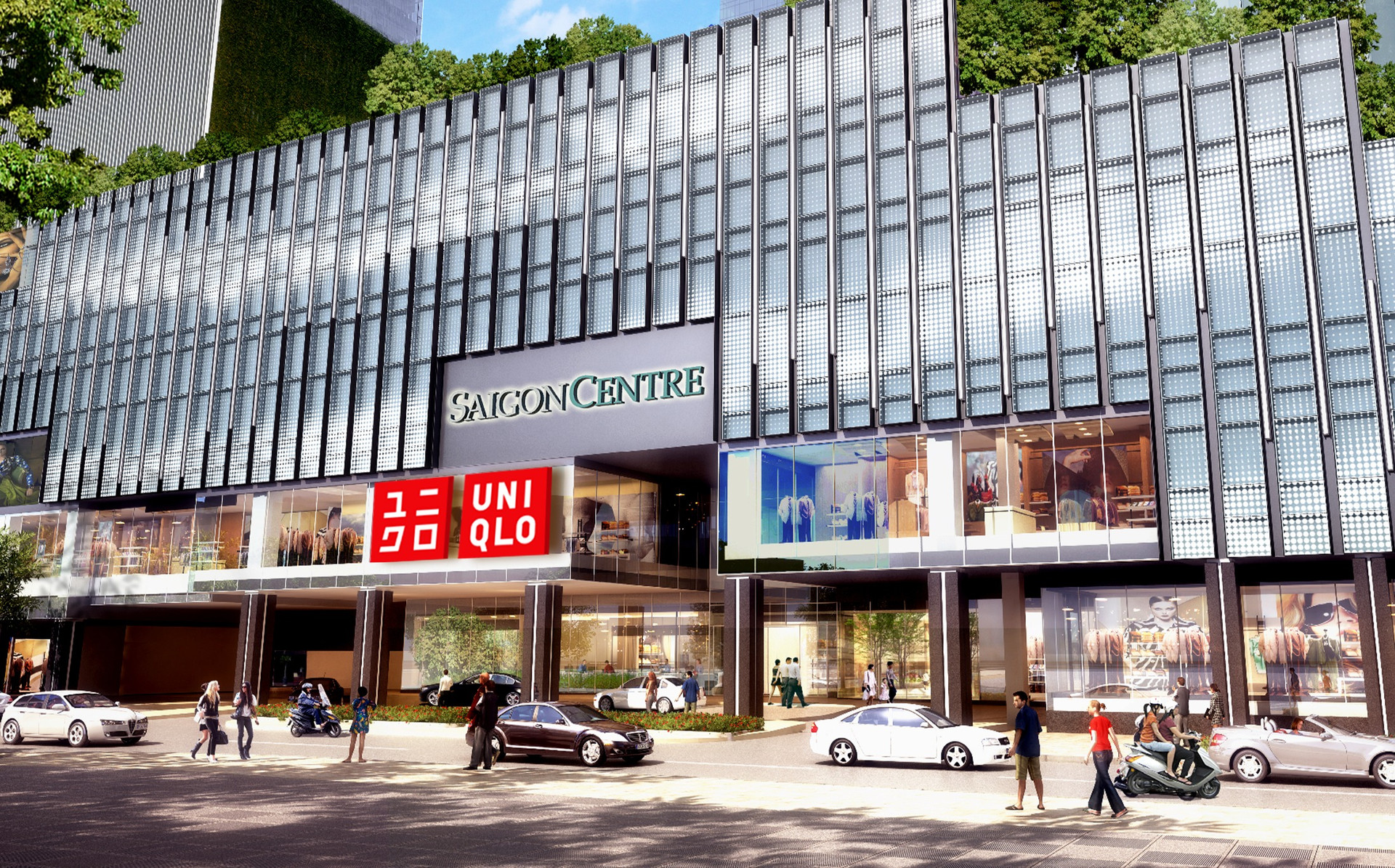 Phối cảnh dự án Saigon Centre của Keppel Land. Nguồn ảnh: Internet