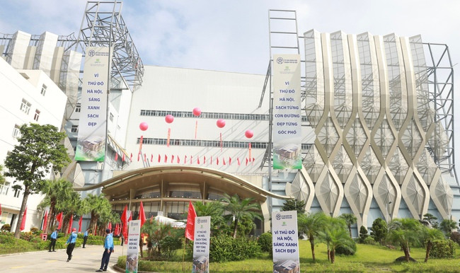 Nhà máy điện rác Sóc Sơn. Nguồn ảnh: Hanoi.gov.vn