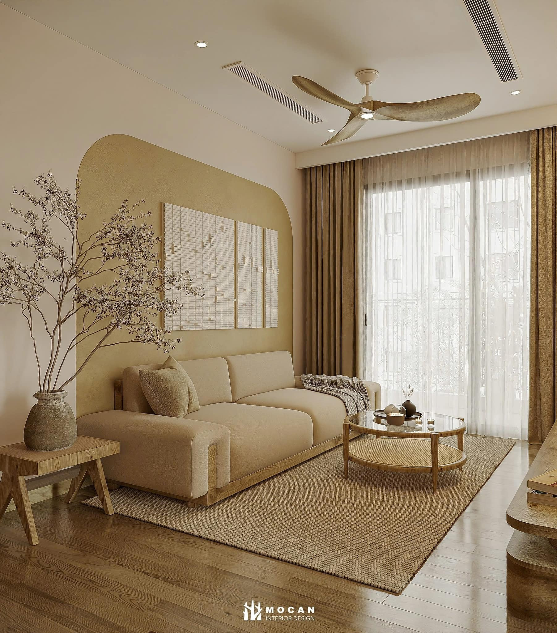 Lối sống tối giản và ấm áp trong căn hộ lấy gỗ làm chủ đạo- Ảnh 5.