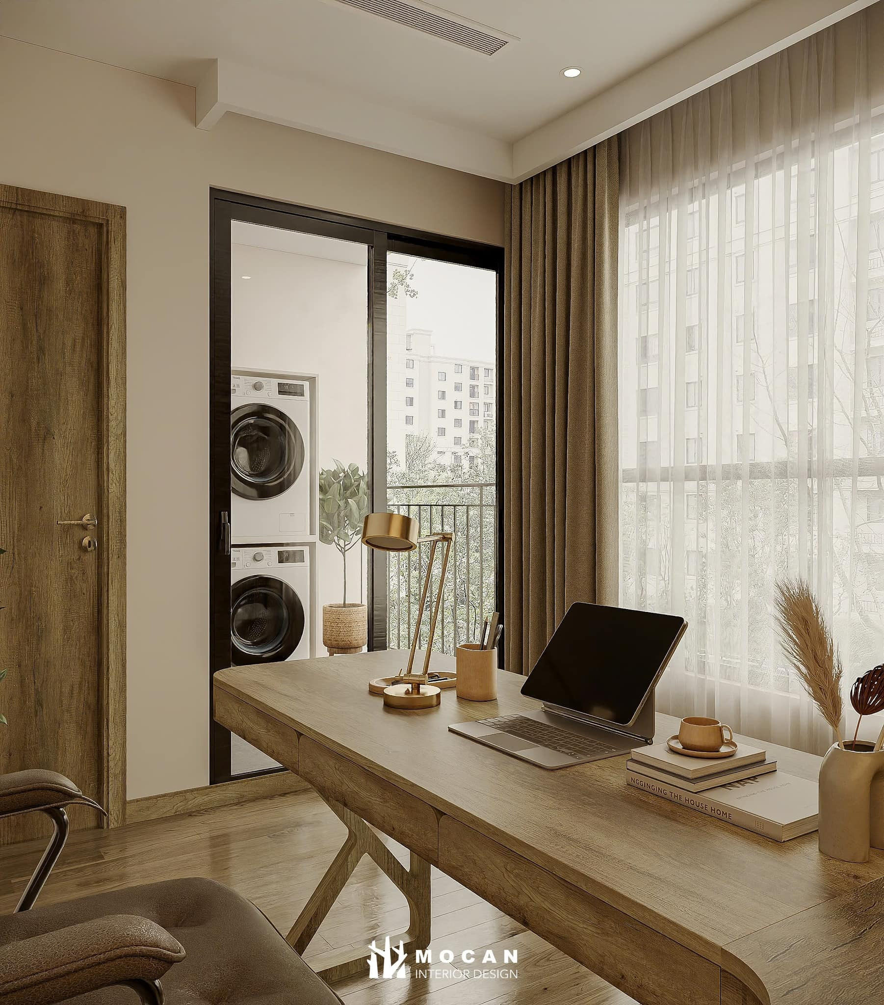 Lối sống tối giản và ấm áp trong căn hộ lấy gỗ làm chủ đạo- Ảnh 6.