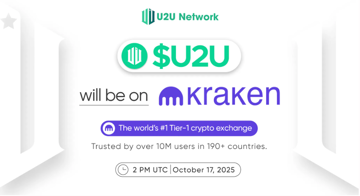 U2U Network sắp niêm yết trên Kraken: Startup blockchain gốc Việt khẳng định vị thế tại sân chơi số một toàn cầu