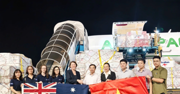 Bắc Ninh tiếp nhận 18 tấn hàng viện trợ bão lũ từ Chính phủ Australia