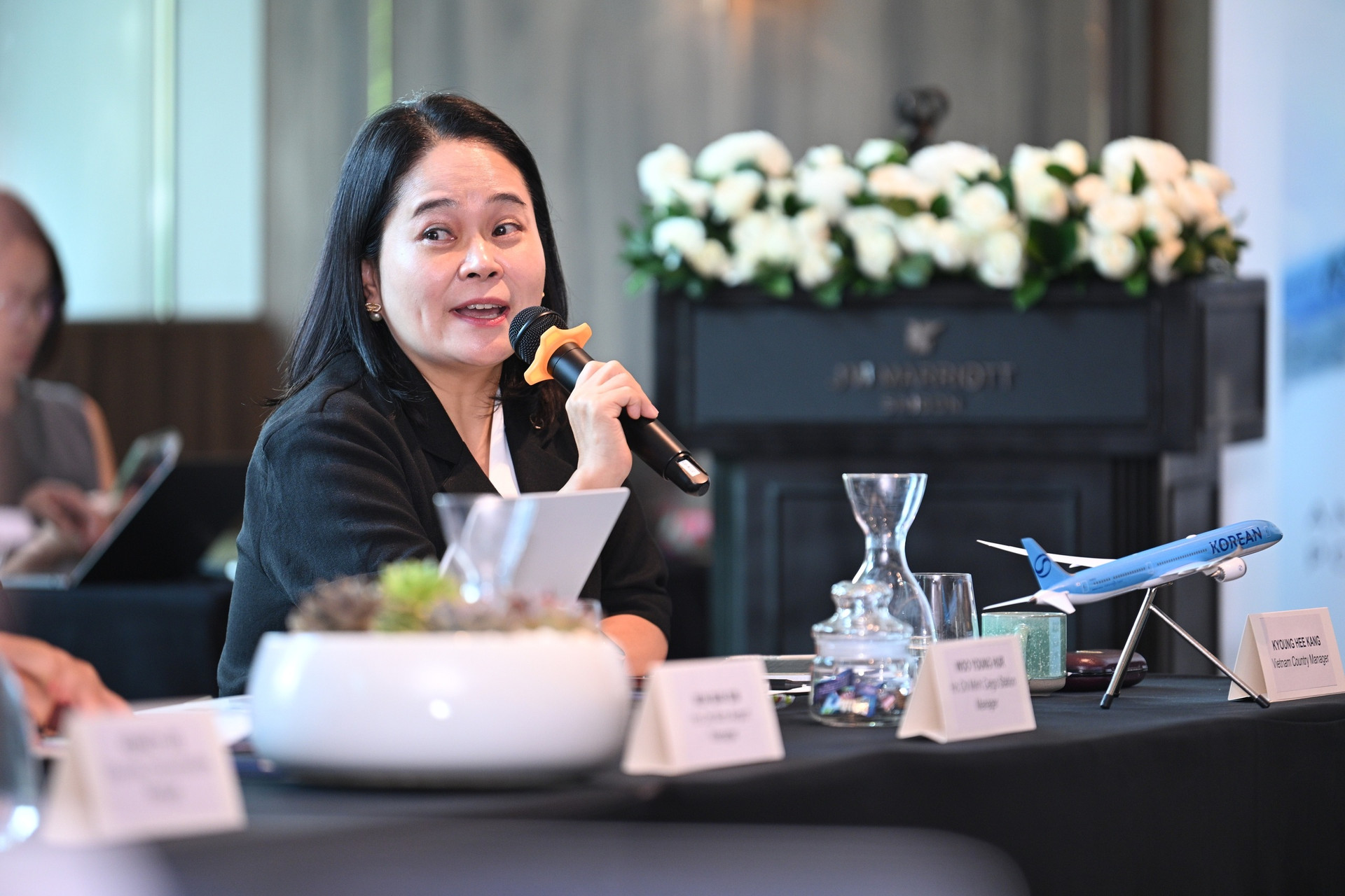 Bà Kyoung Hee Kang - Giám đốc Quốc gia Korean Air. Nguồn ảnh: Báo Thanh Niên