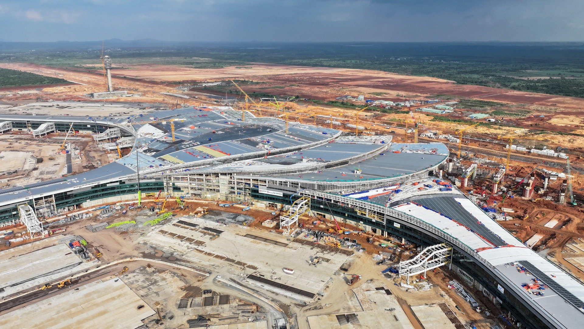 Công trường thi công sân bay Long Thành. Nguồn ảnh: Internet Công trường thi công sân bay Long Thành. Nguồn ảnh: Internet