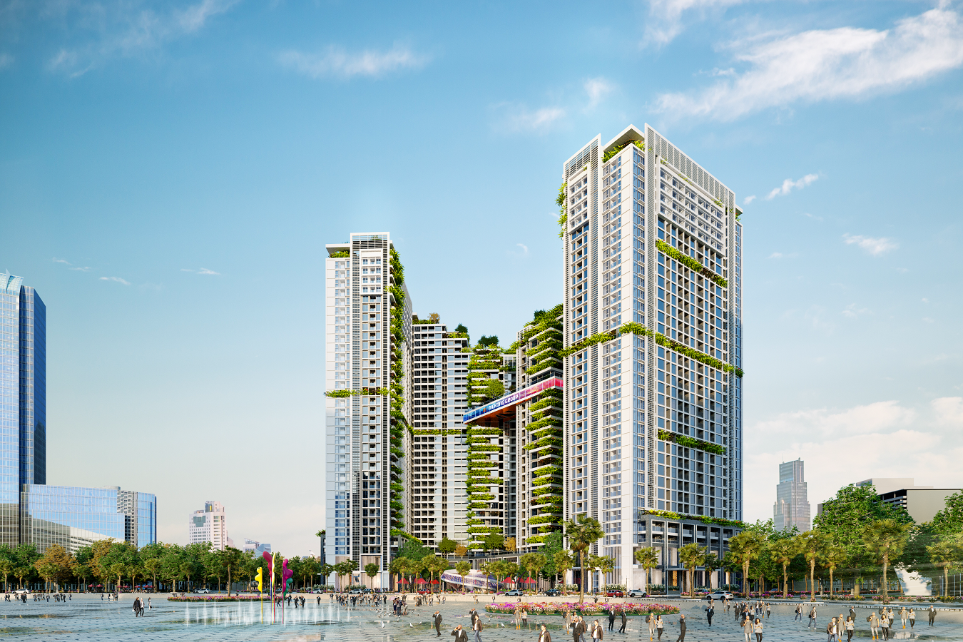 Phối cảnh dự án The Charms Bình Dương. Nguồn ảnh: MeKong Group