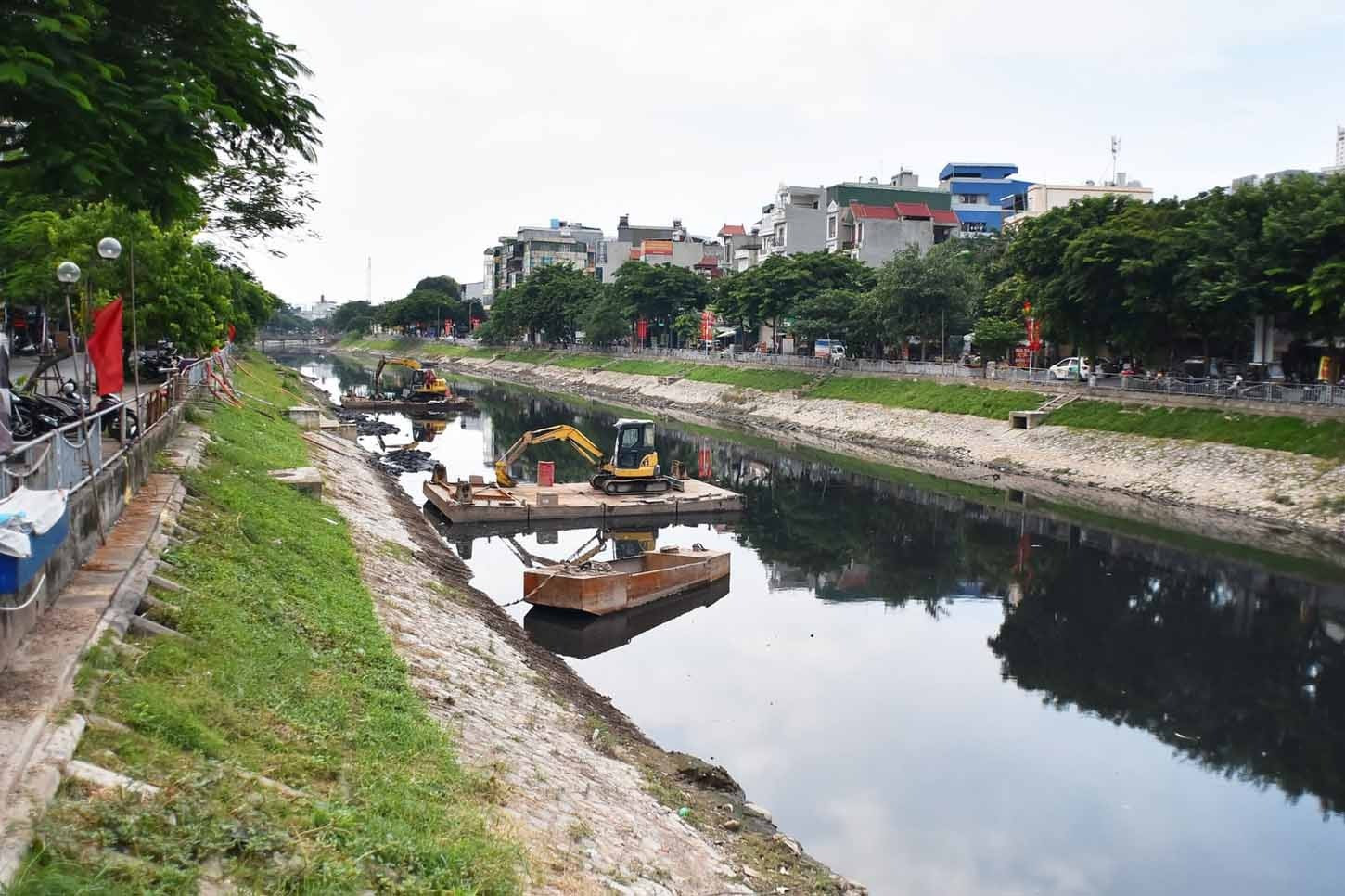 Sông Tô Lịch. Nguồn ảnh: Báo Lao Động