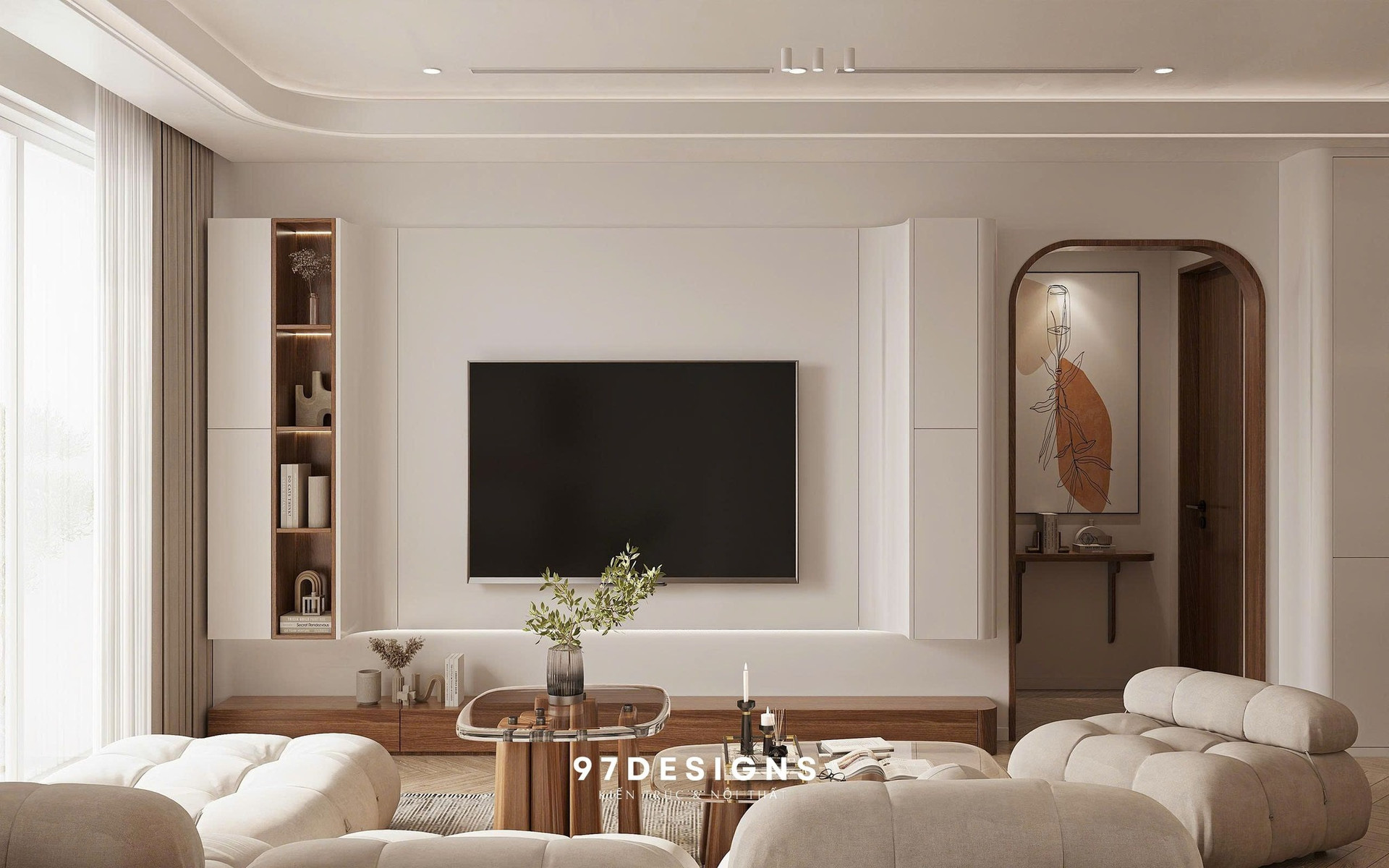 Triết lý 'ít mà tinh tế' của căn hộ thể hiện qua sự hòa quyện giữa tối giản và phong cách Nhật - Bắc Âu- Ảnh 5.