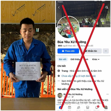 Khởi tố đối tượng bán 'bùa gọi người yêu quay lại sau 3 ngày'