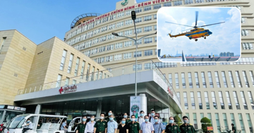 Việt Nam lần đầu tiên sở hữu bệnh viện có 2 sân bay trực thăng cấp cứu