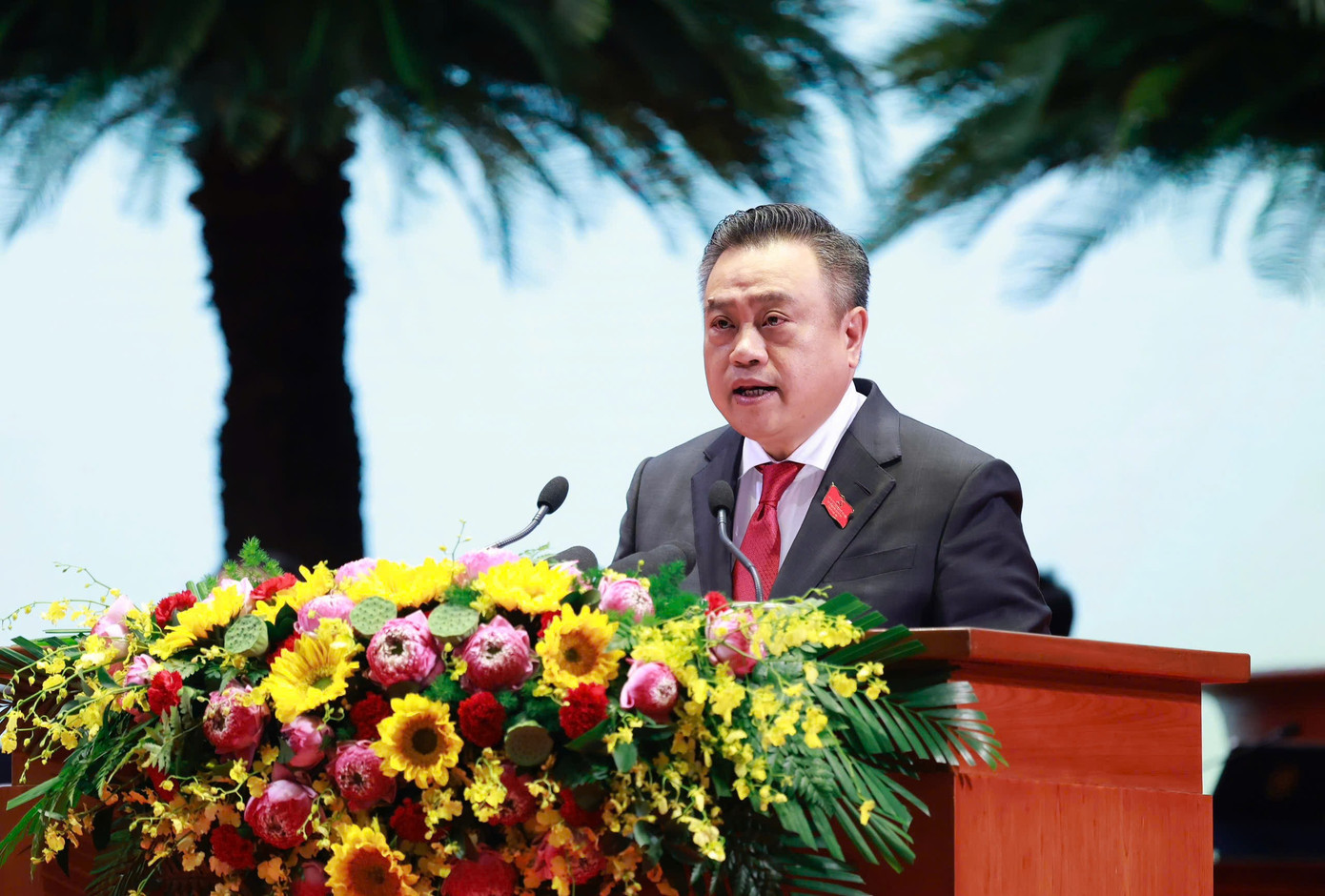 Chủ tịch UBND TP Hà Nội Trần Sỹ Thanh. Ảnh: Như Ý. tienphong-1610transythanh.jpg