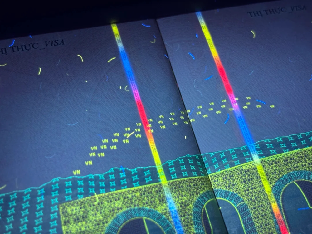 Hộ chiếu Việt Nam ‘lộ’ điều bất ngờ dưới tia UV - ảnh 4