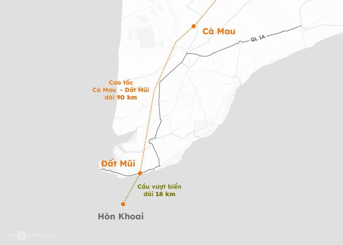 Tỉnh là cực Nam Tổ Quốc sắp có cầu vượt biển dài nhất cả nước, thứ 3 Đông Nam Á: Vốn đầu tư gần 26.000 tỷ, do Bộ Quốc phòng thi công- Ảnh 1.