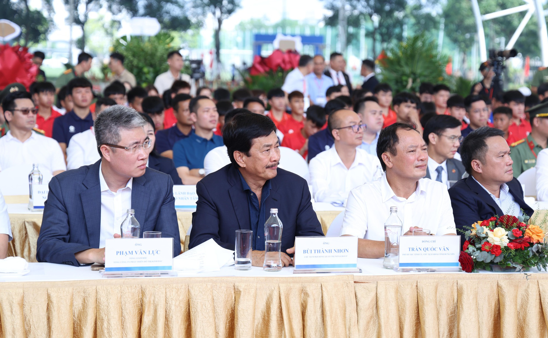 Tổng Bí thư Tô Lâm dự lễ khởi công xây dựng sân vận động tiên tiến hàng đầu thế giới- Ảnh 3.