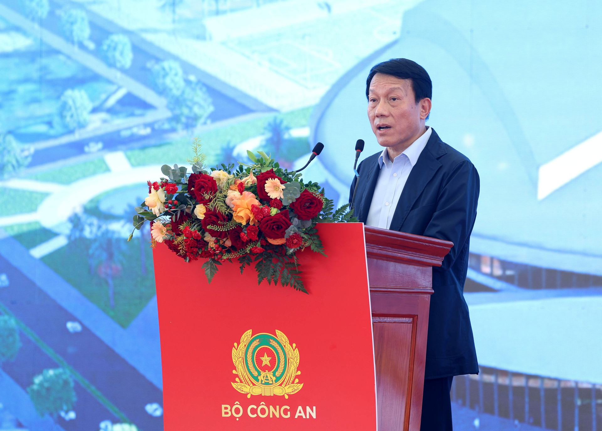 Tổng Bí thư Tô Lâm dự lễ khởi công xây dựng sân vận động tiên tiến hàng đầu thế giới- Ảnh 6.